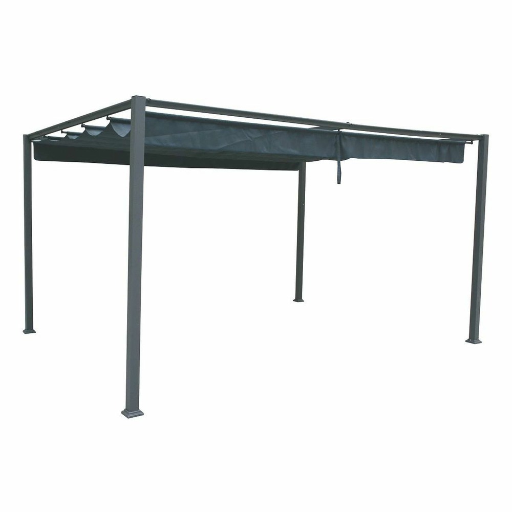 Tonnelle de jardin palmeira - l. 400 x l. 300 cm - ardoise