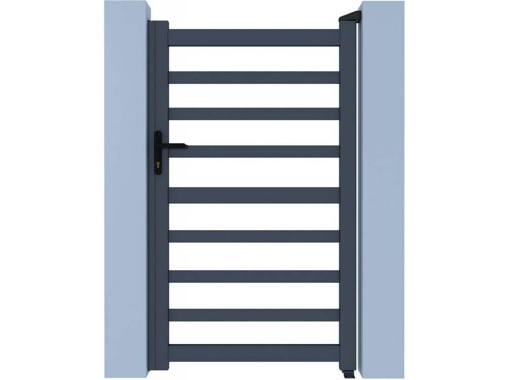 Portillon aluminium ajouré 