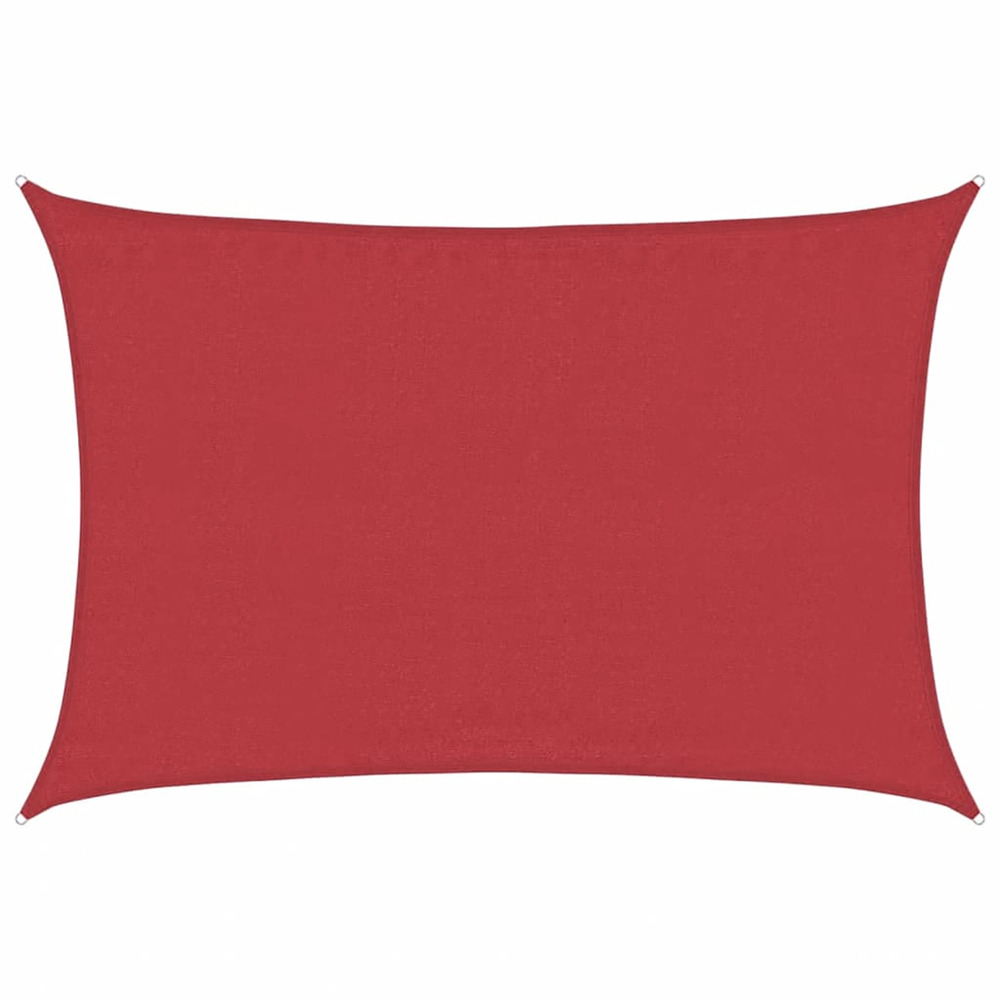 Voile d'ombrage 160 g/m² rouge 4x6 m pehd