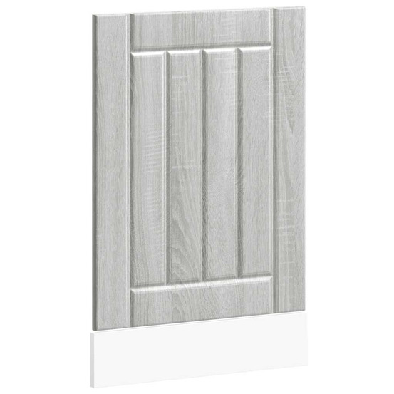 Panneau de lave-vaisselle lucca sonoma gris bois d'ingénierie