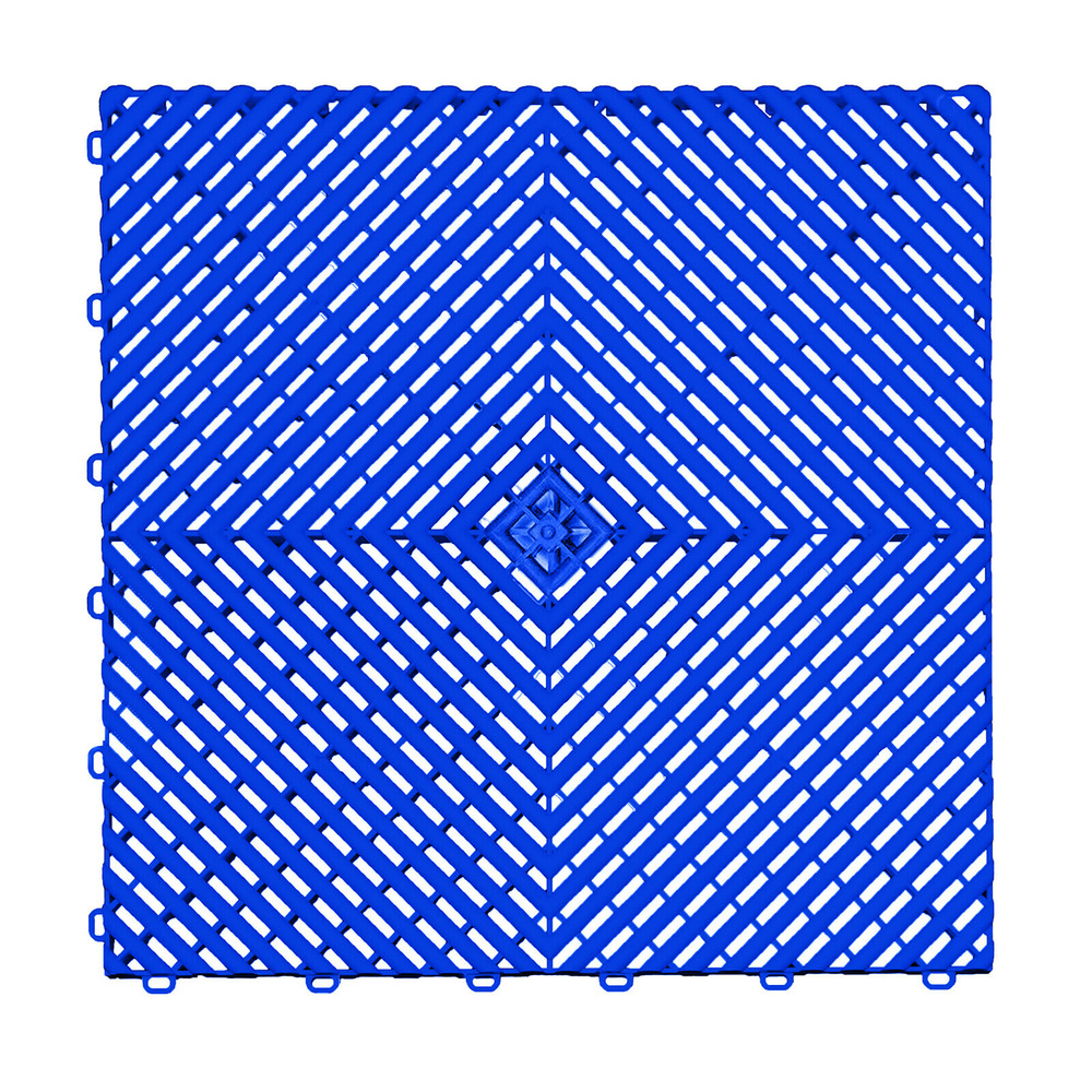 Lot de 1 m² - mosaik aero dalles clipsables ajourées - bleu