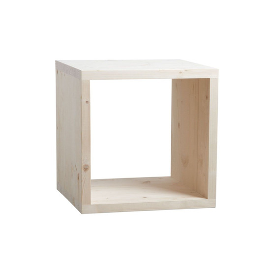 Etagère modulable 1 case en épicéa 1 case