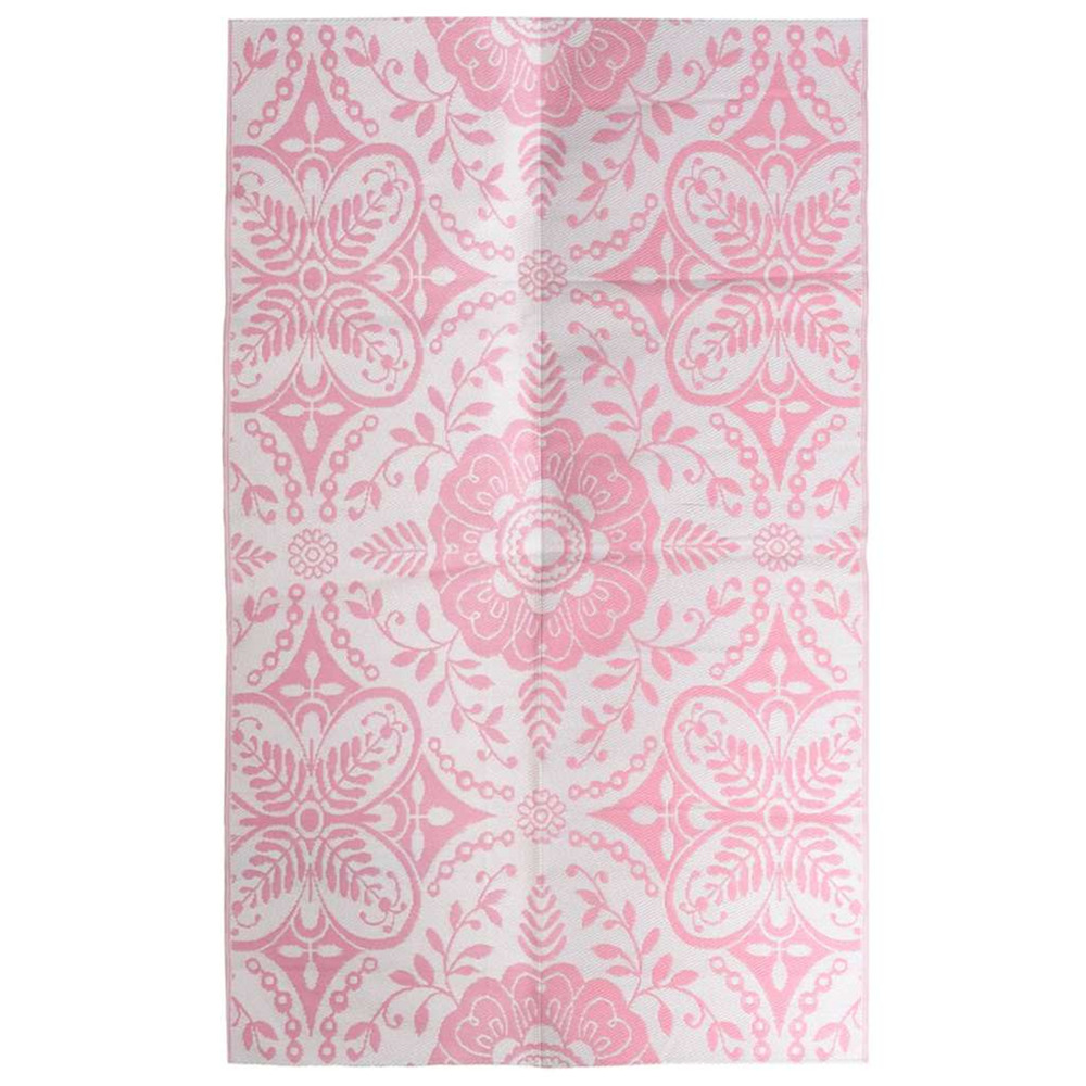 Tapis d'extérieur arakil rose 190x290 cm pp