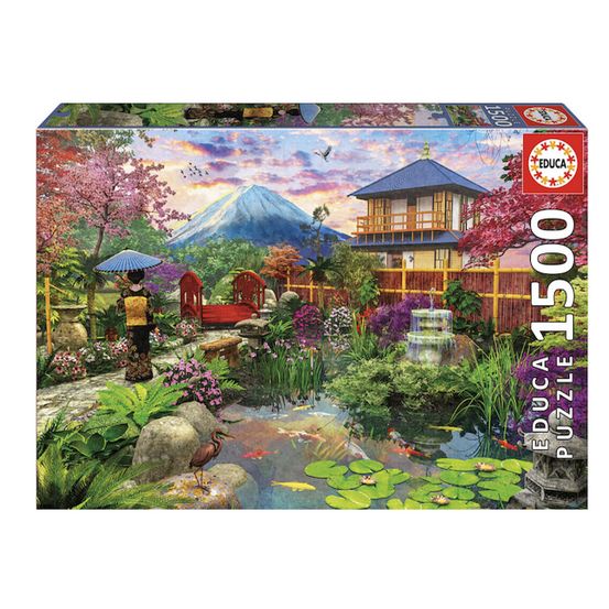 Puzzle 1500 pieces jardin japonais