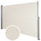 Auvent store latéral brise-vue abri soleil aluminium rétractable 200 x 300 cm beige