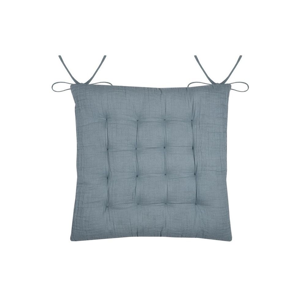 Assise de chaise matelassée en coton pop colors