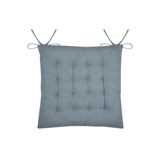 Assise de chaise matelassée en coton pop colors