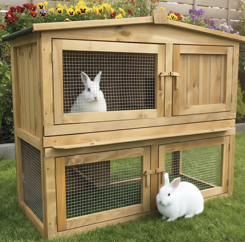 Cage clapier lapin exterieur modele 002 obelix