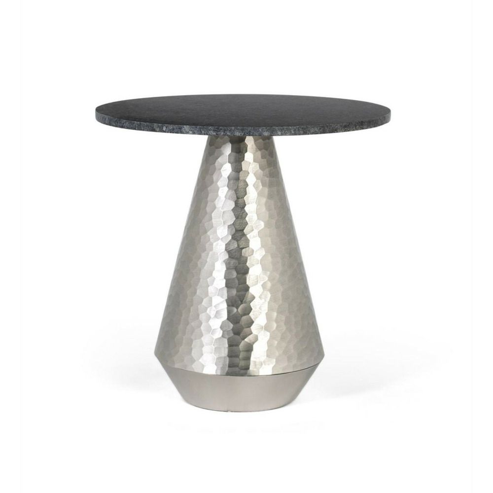 Table basse marbre noir - daphnée décoration d'autrefois