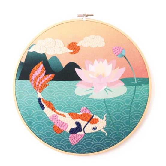 Kit diy déco - carpe koi