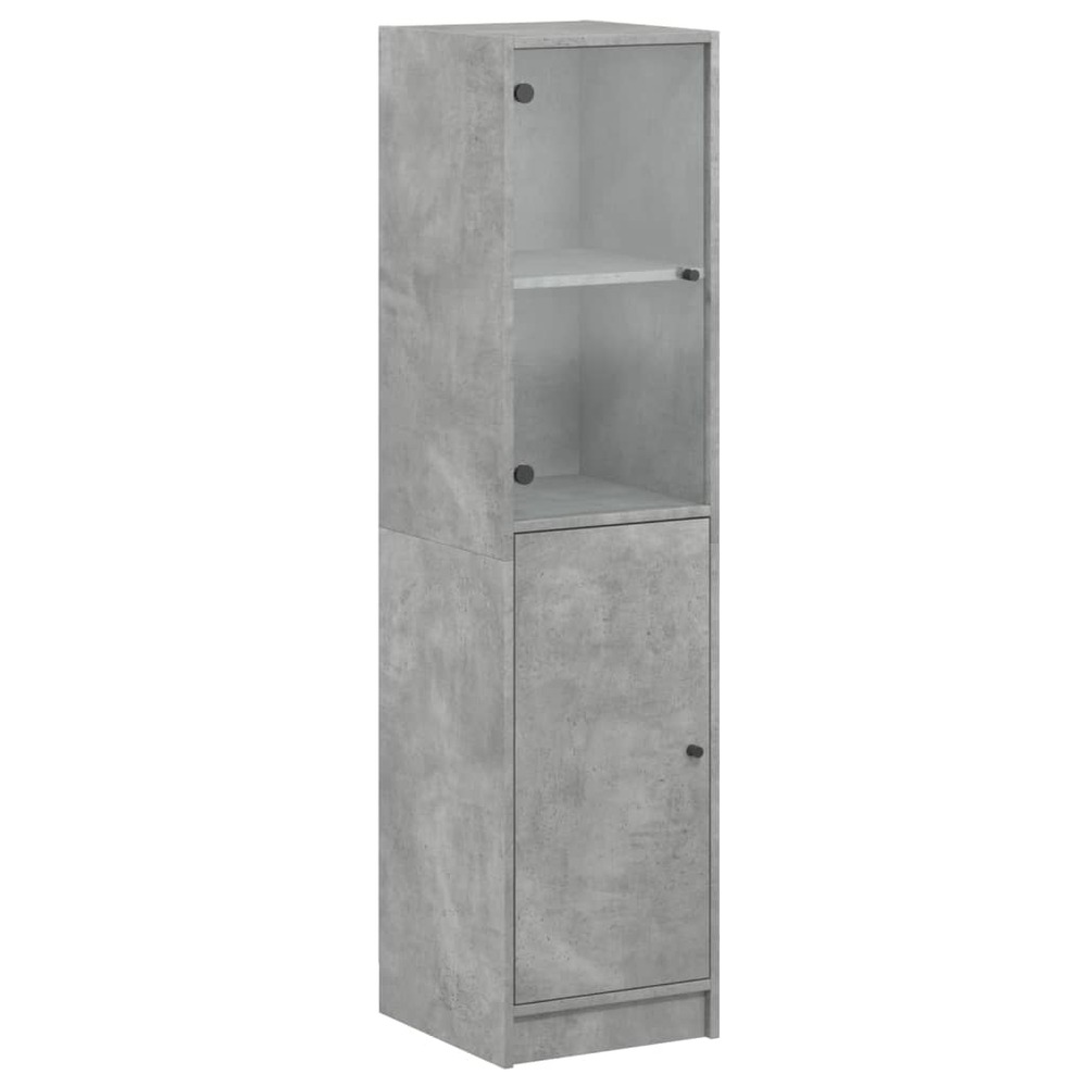 Buffet bahut commode armoire meuble de rangement organisateur cuisine salle de séjour salon avec porte en verre 35 x 37 x 142