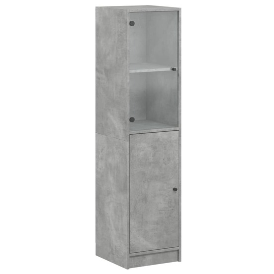 Buffet bahut commode armoire meuble de rangement organisateur cuisine salle de séjour salon avec porte en verre 35 x 37 x 142