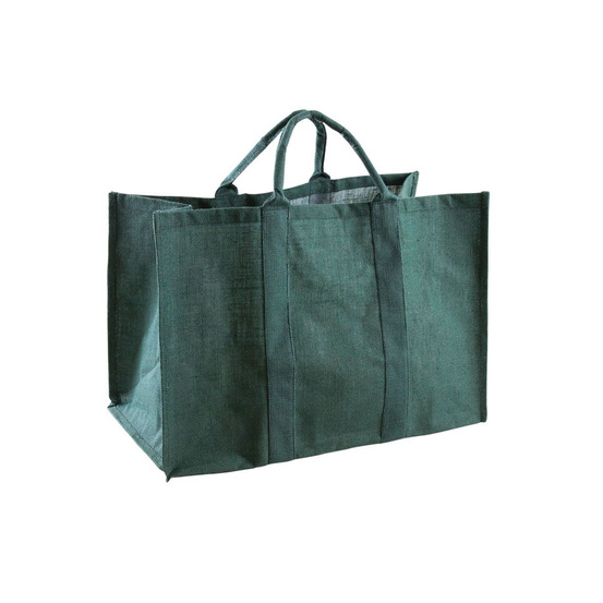 Sac à bûches en jute