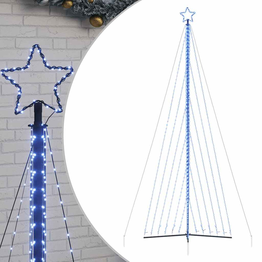 Sapin de noël à led 789 led bleu 476 cm