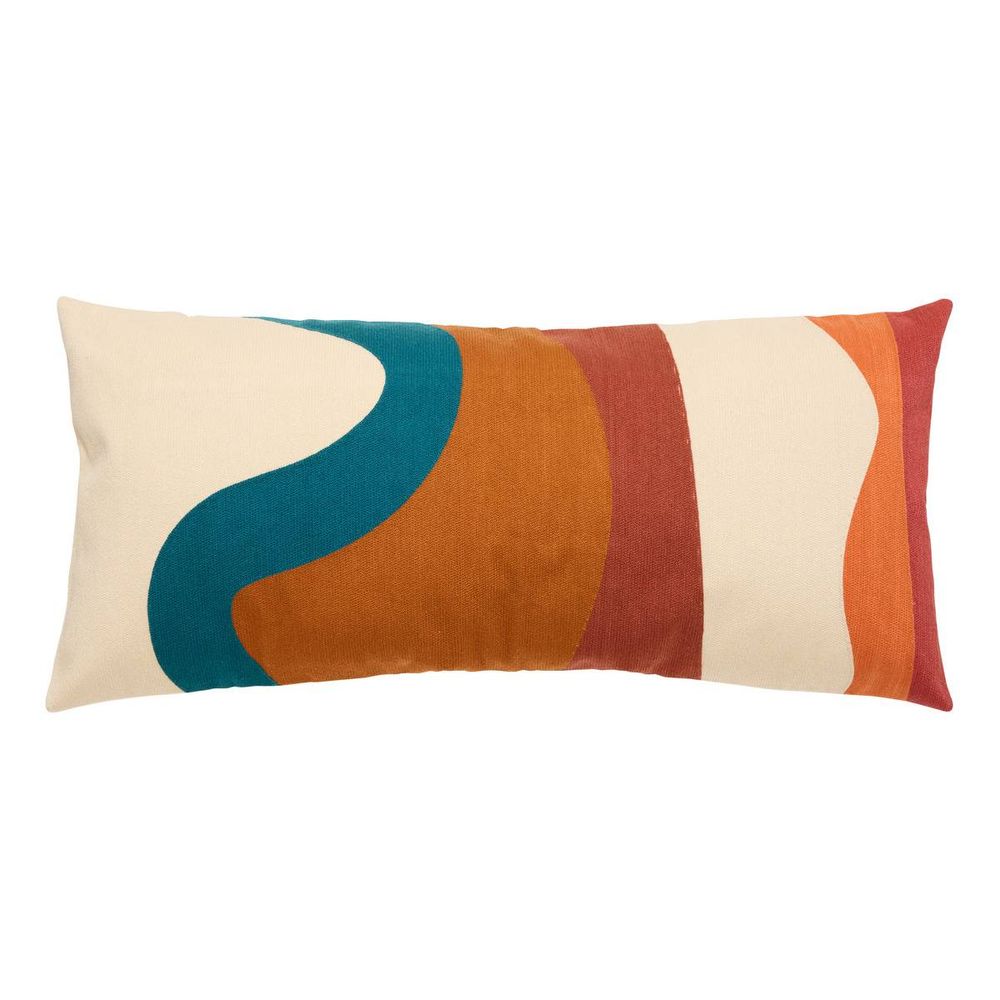Coussin homy rectangulaire 35x75cm orange
