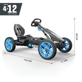 BERG Kart à pédale 2 places - Siège passager amovible - Pour enfants et adultes à partir de 5 ans - Charge maximale : 100 kg - Orange et noir BERG Kart à pédale 2 places - Siège passager amovible - Pour enfants et adultes à partir de 5 ans - Charge maximale : 100 kg - Orange et noir