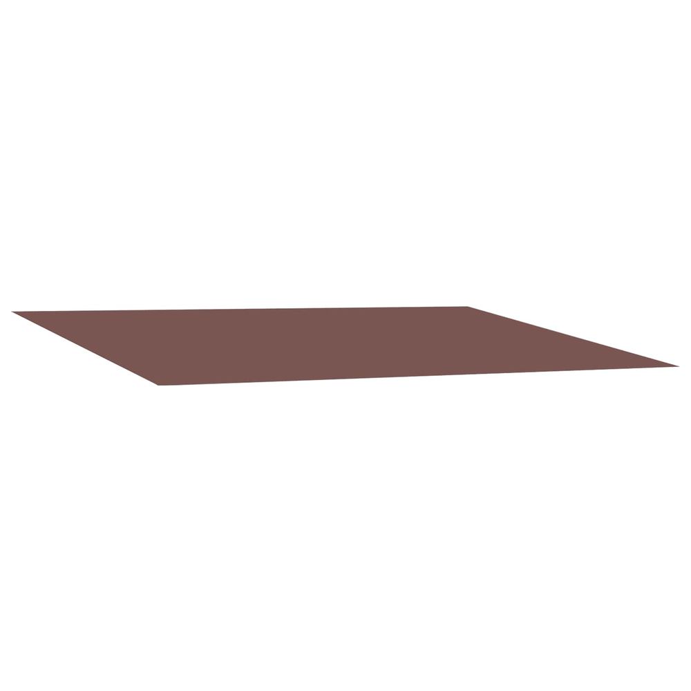 Toile de rechange pour auvent marron 350 x 200 cm polyester