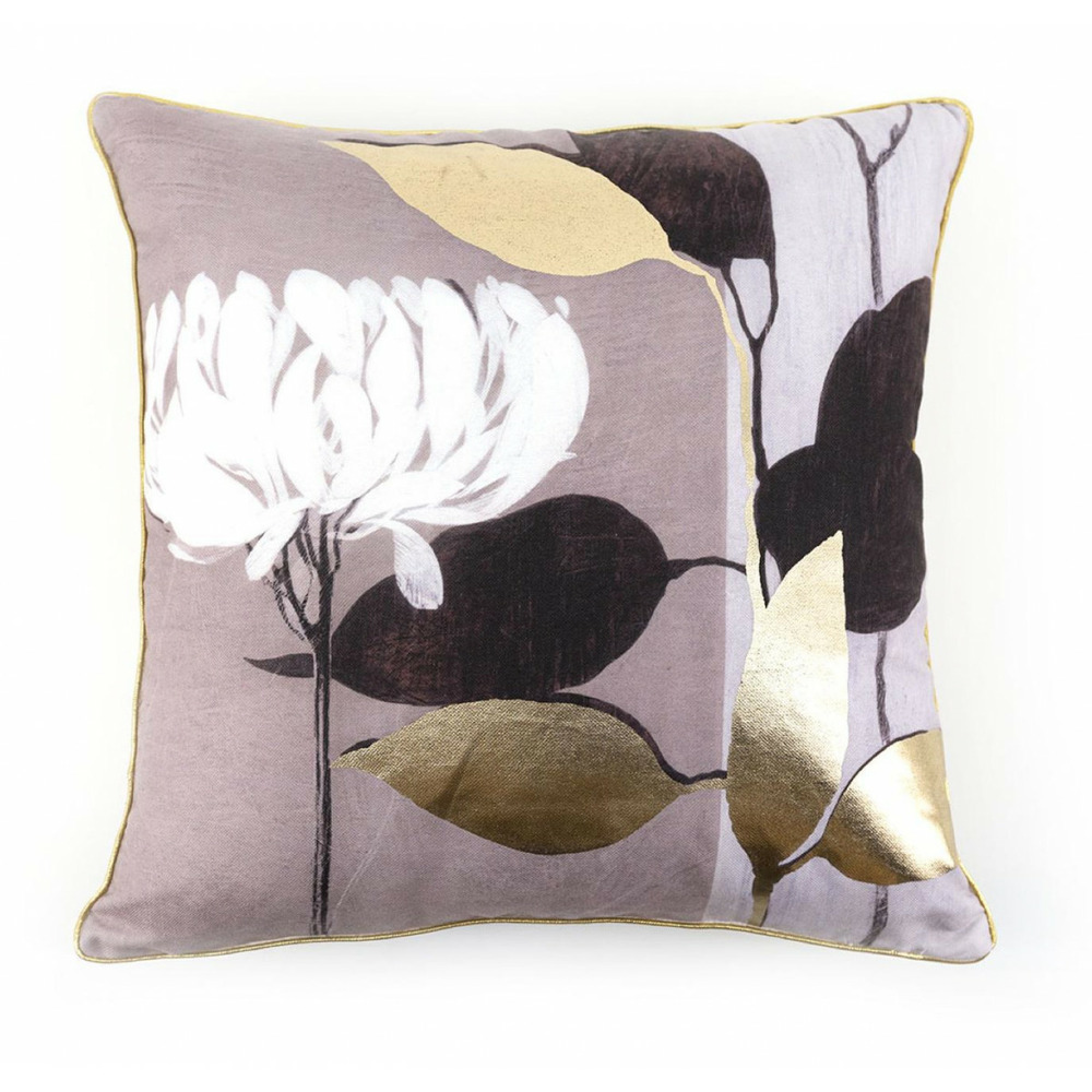 Coussin polylin polylin violet - décoration d'autrefois