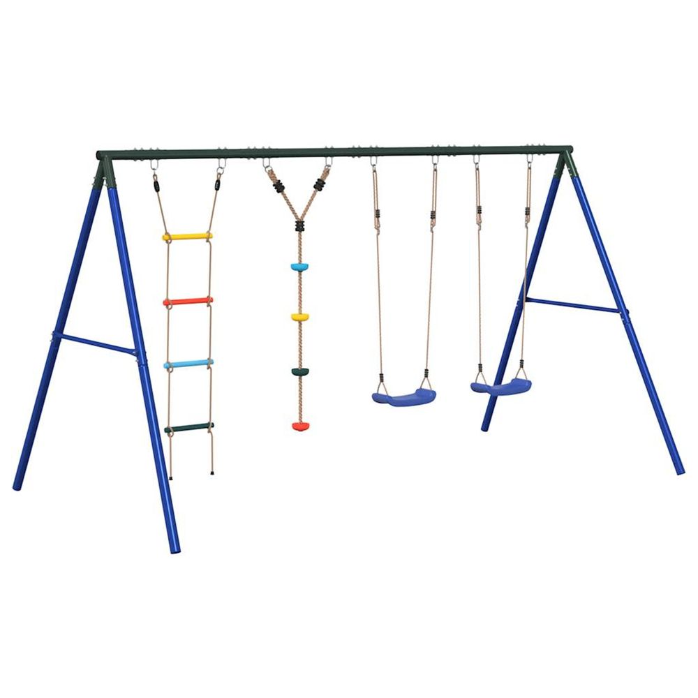 Jeu balançoire extérieur balançoires échelle et corde à disque