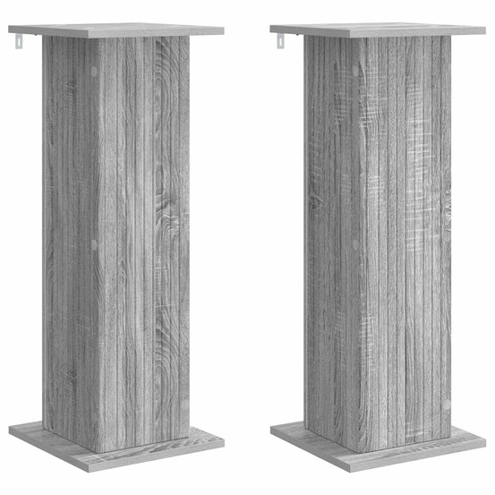 Support de plante 2 pcs sonoma gris 30,5 x 30 x 80,5 cm