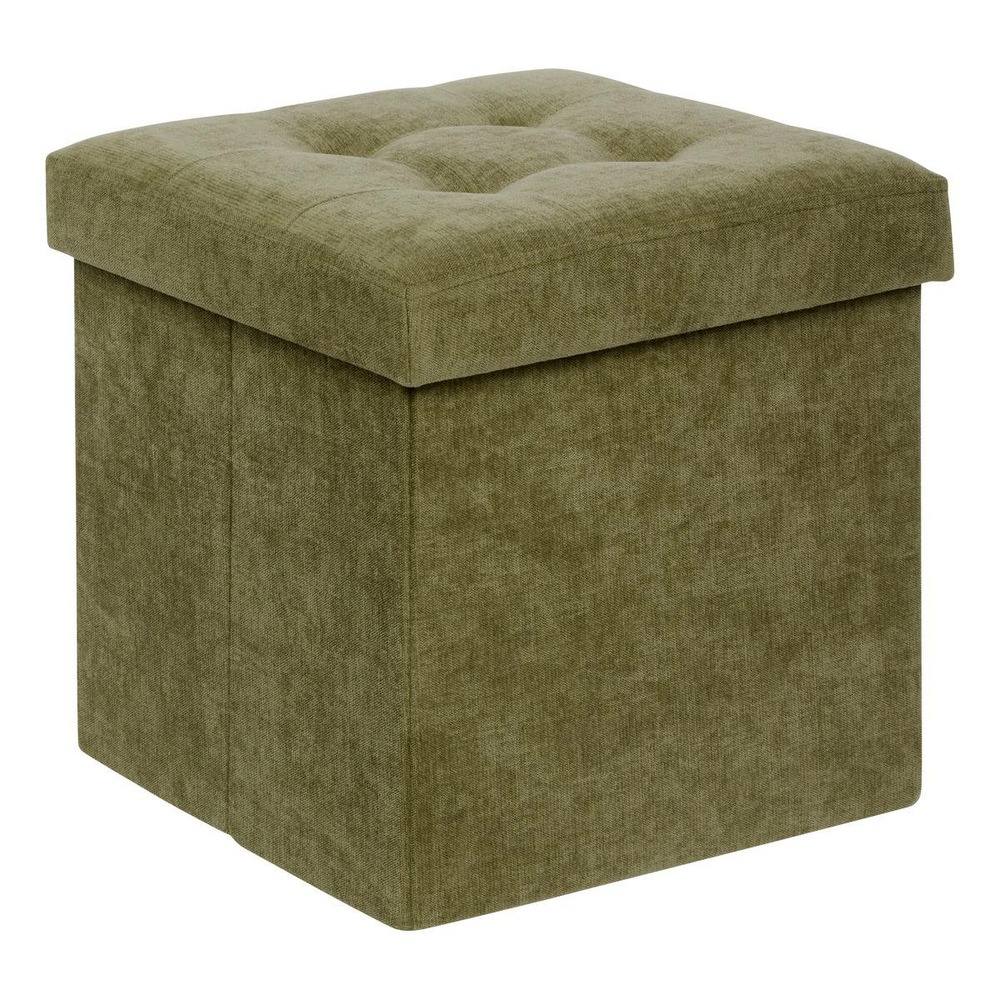 Pouf lysandre 38x38cm kaki