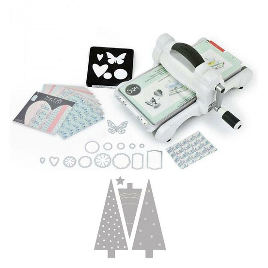 Machine de découpe big shot sizzix - sapins de noël