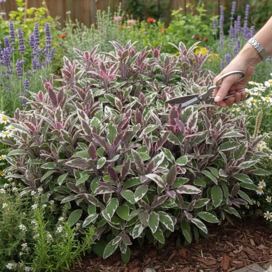 Sauge officinale tricolor godet - 5/20 cm