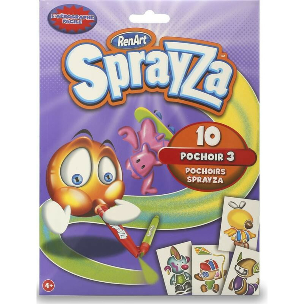 Pochoirs urban - réutilisable - lavable à l'eau