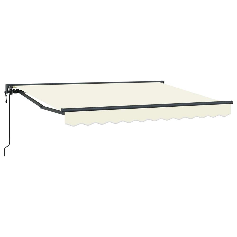 Auvent rétractable électrique crème 3,5 x 2 m