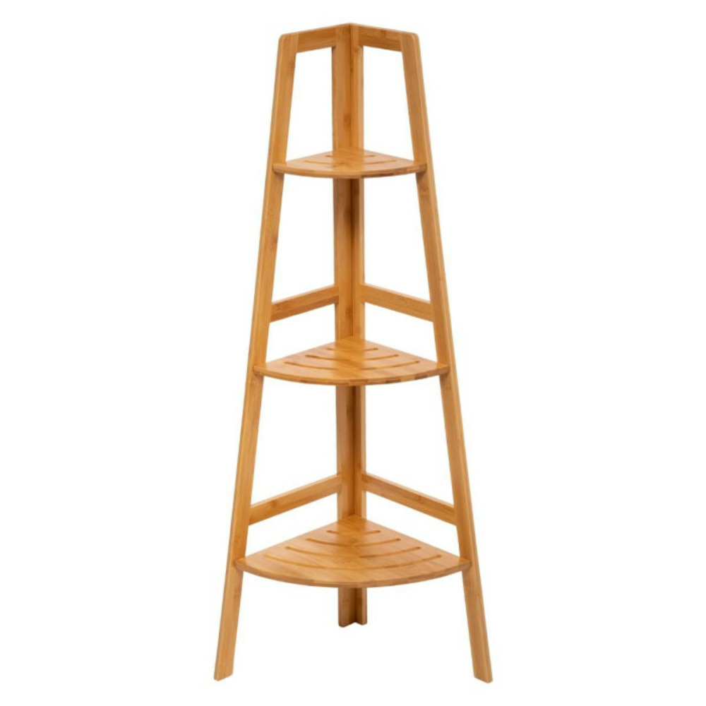 Étagère d'angle 3 niveaux sicela 103cm naturel
