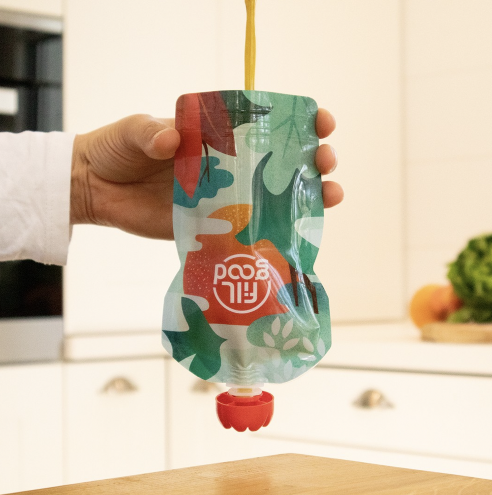 2 gourdes à compotes réutilisables pour adultes - 130 ml