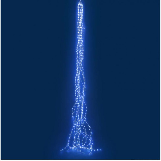 Cascade lumineuse led 3m 15 branches 900 micro led blanc froid lotti
