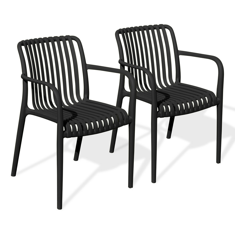 Lot de 2 fauteuils de jardin 