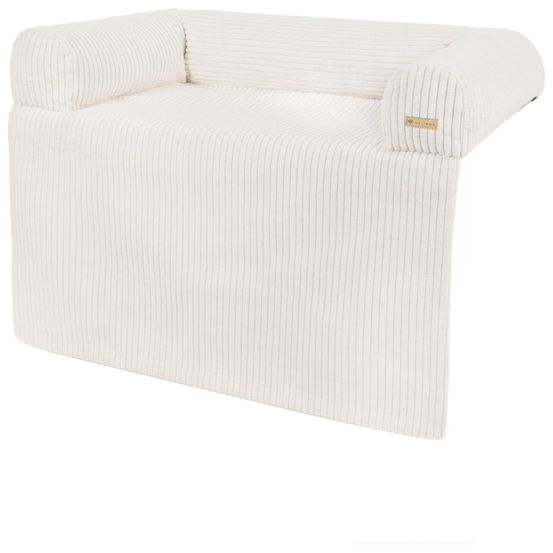 Velinda panier pour chien et chat sur canapé — crème-b (velours côtelé)
