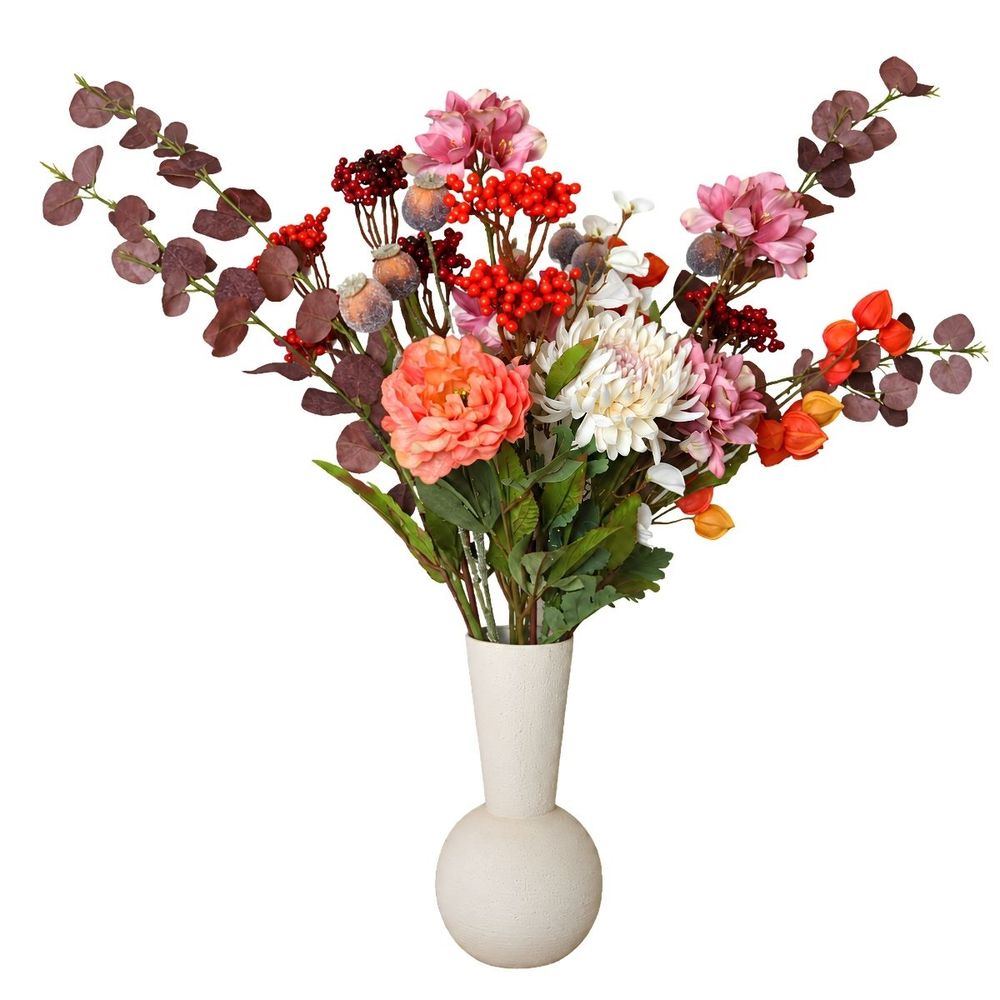 Fleur artificielle memiku1775/00134 h30x30cm - multicolores