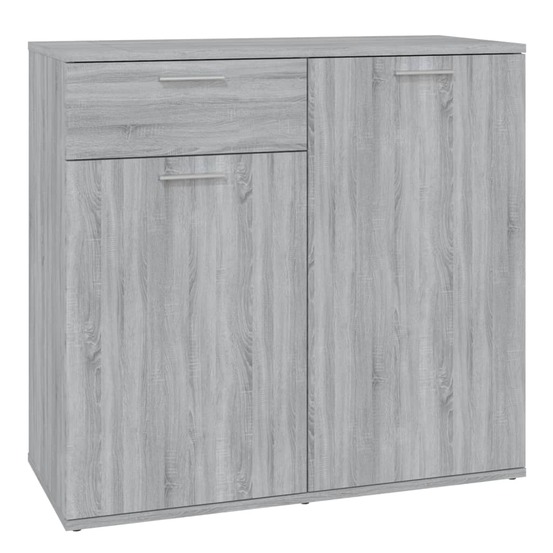 Buffet bahut commode armoire meuble de rangement organisateur cuisine salle de séjour salonsonoma 80 x 36 x 75 cm bois d'ingé