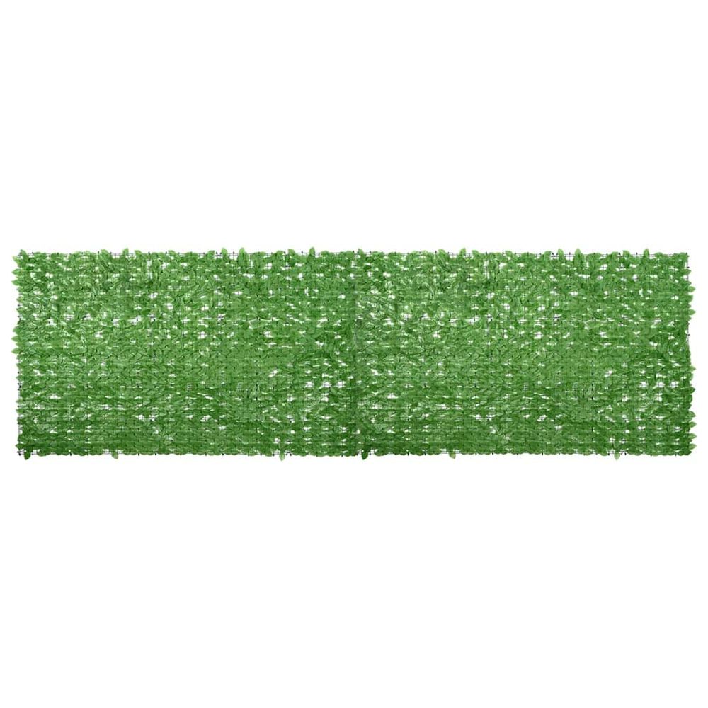 Écran de balcon avec feuilles vert 500x150 cm