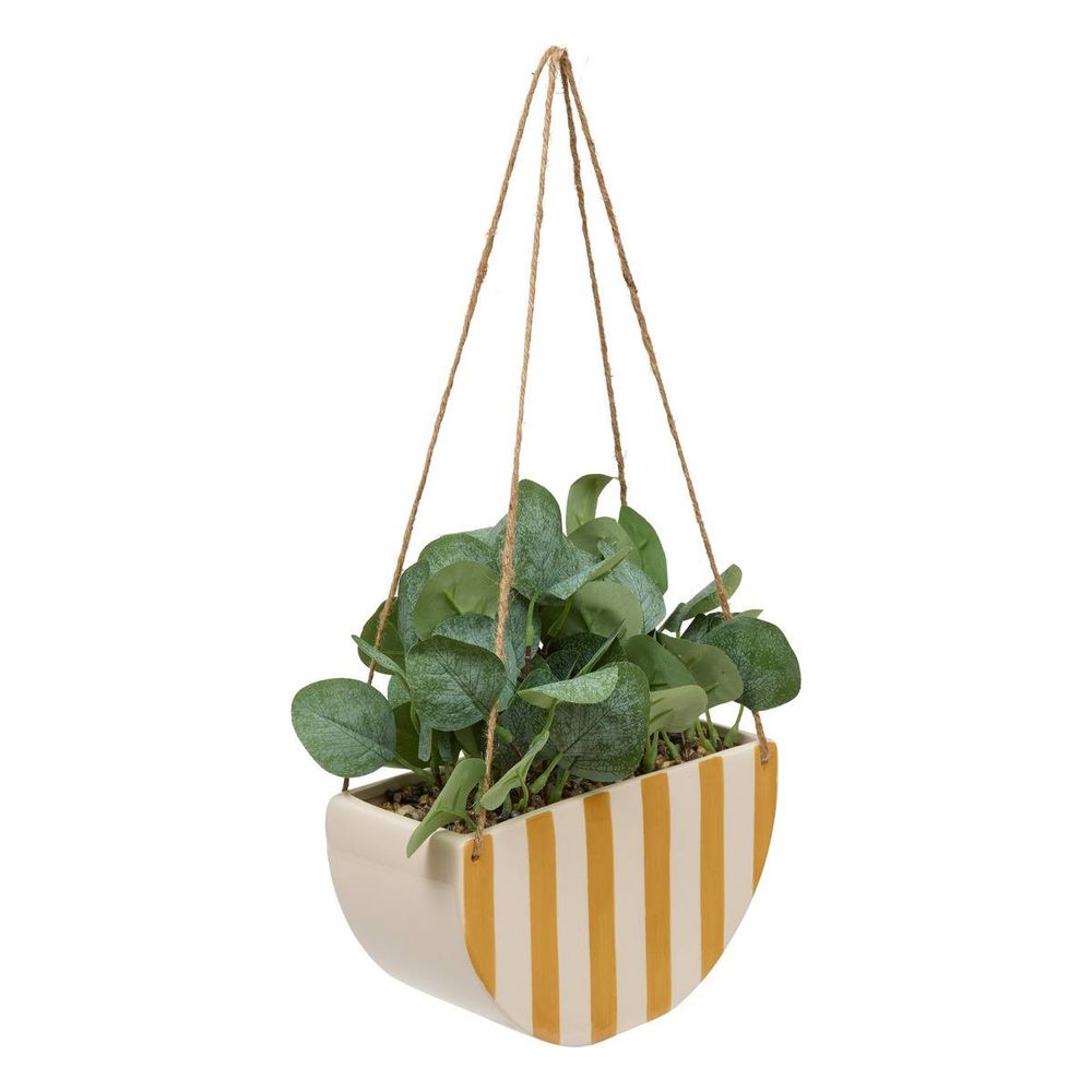 Plante artificelle suspendue cheri 21x10cm