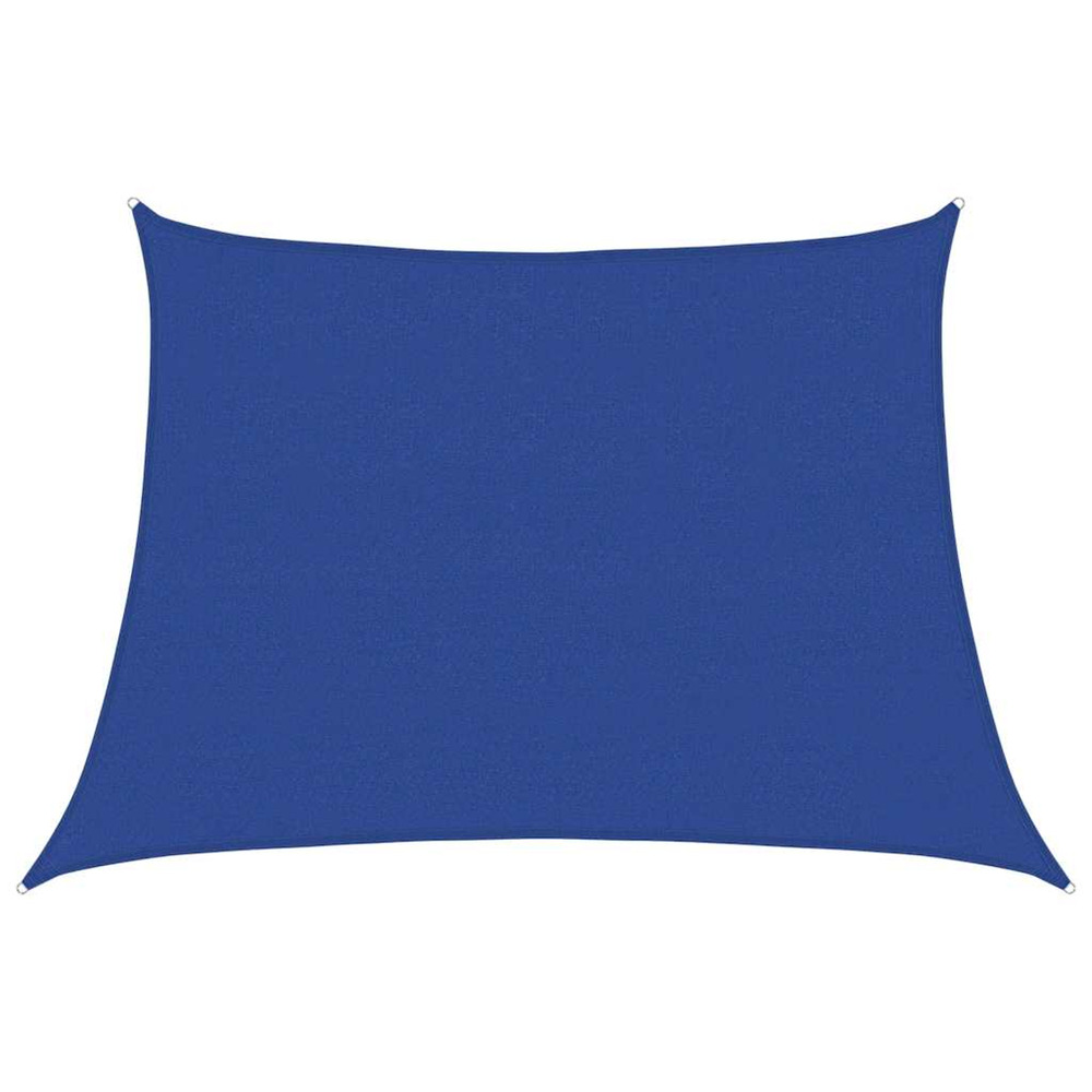 Voile d'ombrage 160 g/m² trapèze bleu 4/5x3 m pehd