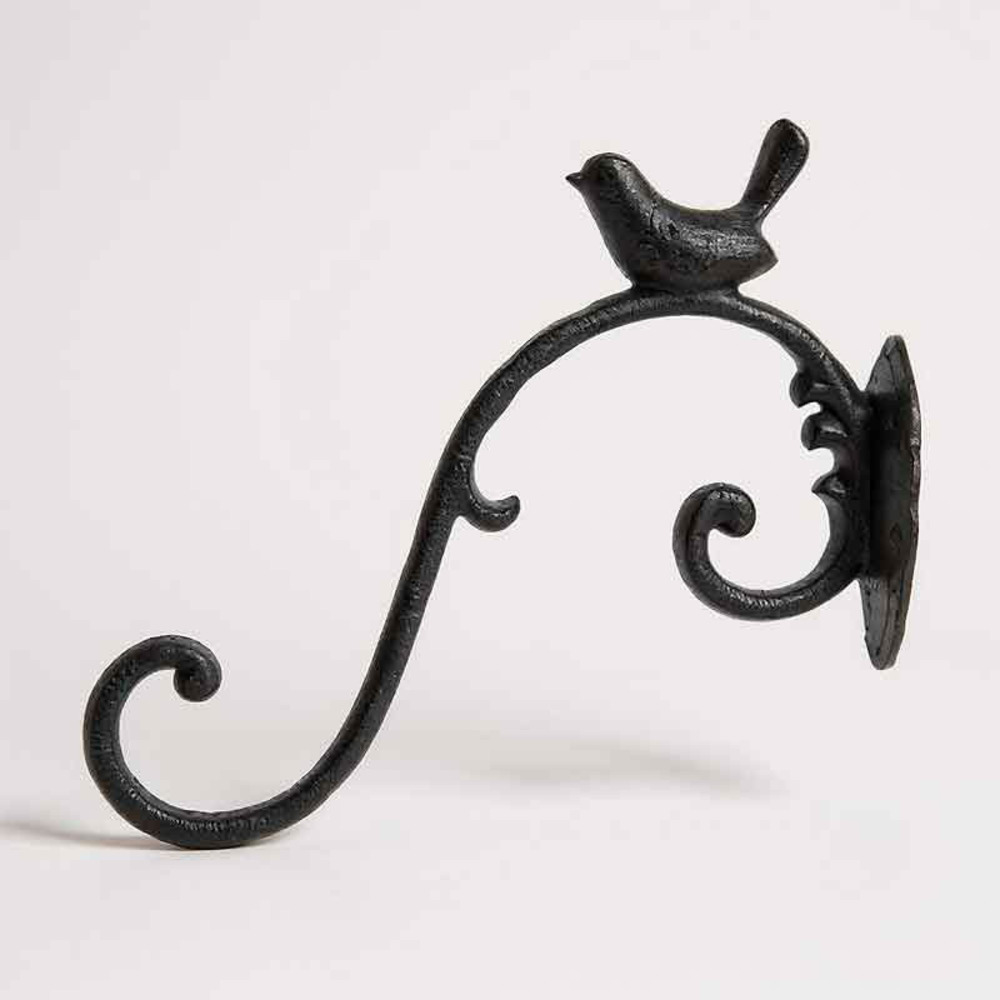 Potence murale oiseaux 7x29x11cm