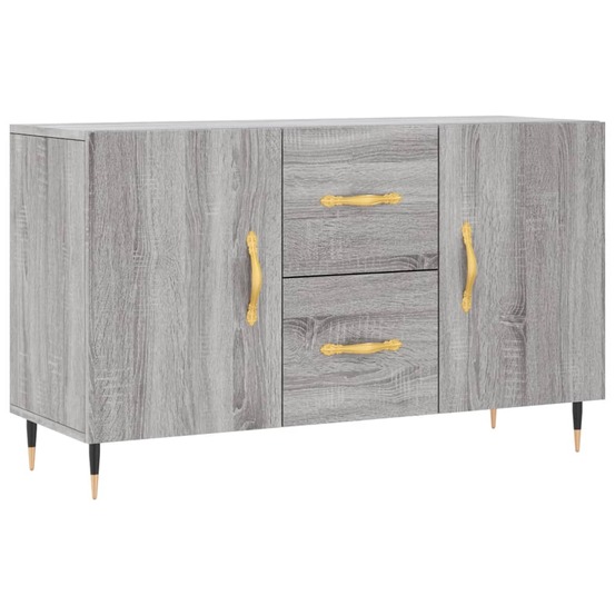 Buffet bahut commode armoire meuble de rangement organisateur cuisine salle de séjour salon sonoma 100 x 36 x 60 cm bois d'in
