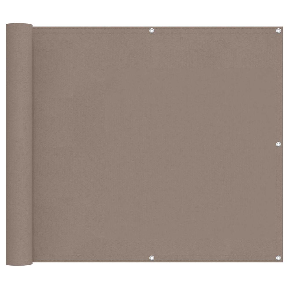 Écran de balcon 90 x 200 cm oxford alu enduit de pu