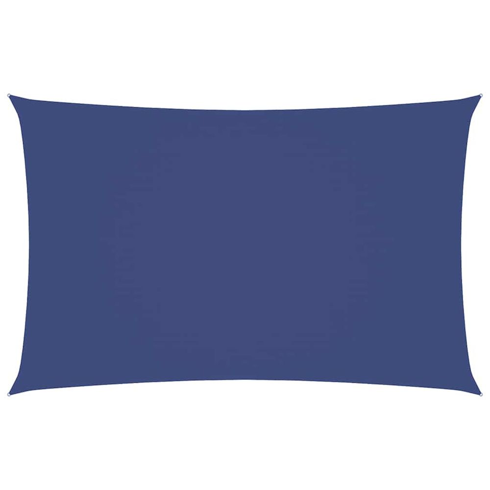 Voile de parasol tissu oxford rectangulaire 4x7 m bleu