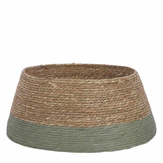 House of seasons jupe de sapin noël - ø58 cm - jonc de mer - vert