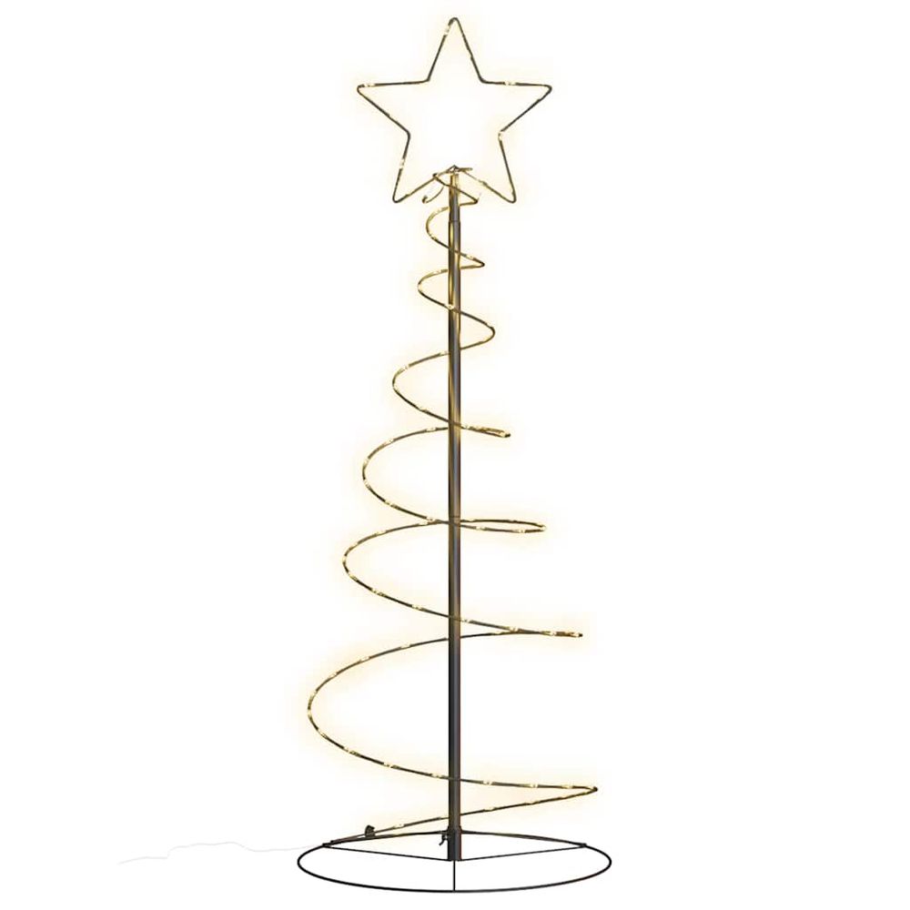 Sapin de noël à led 80 led blanc chaud 120 cm