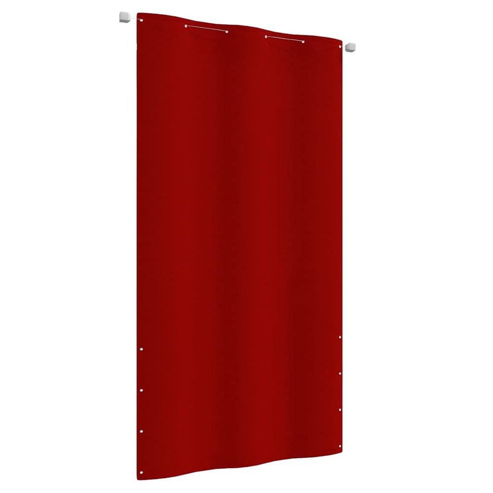 Écran de balcon rouge 120x240 cm tissu oxford