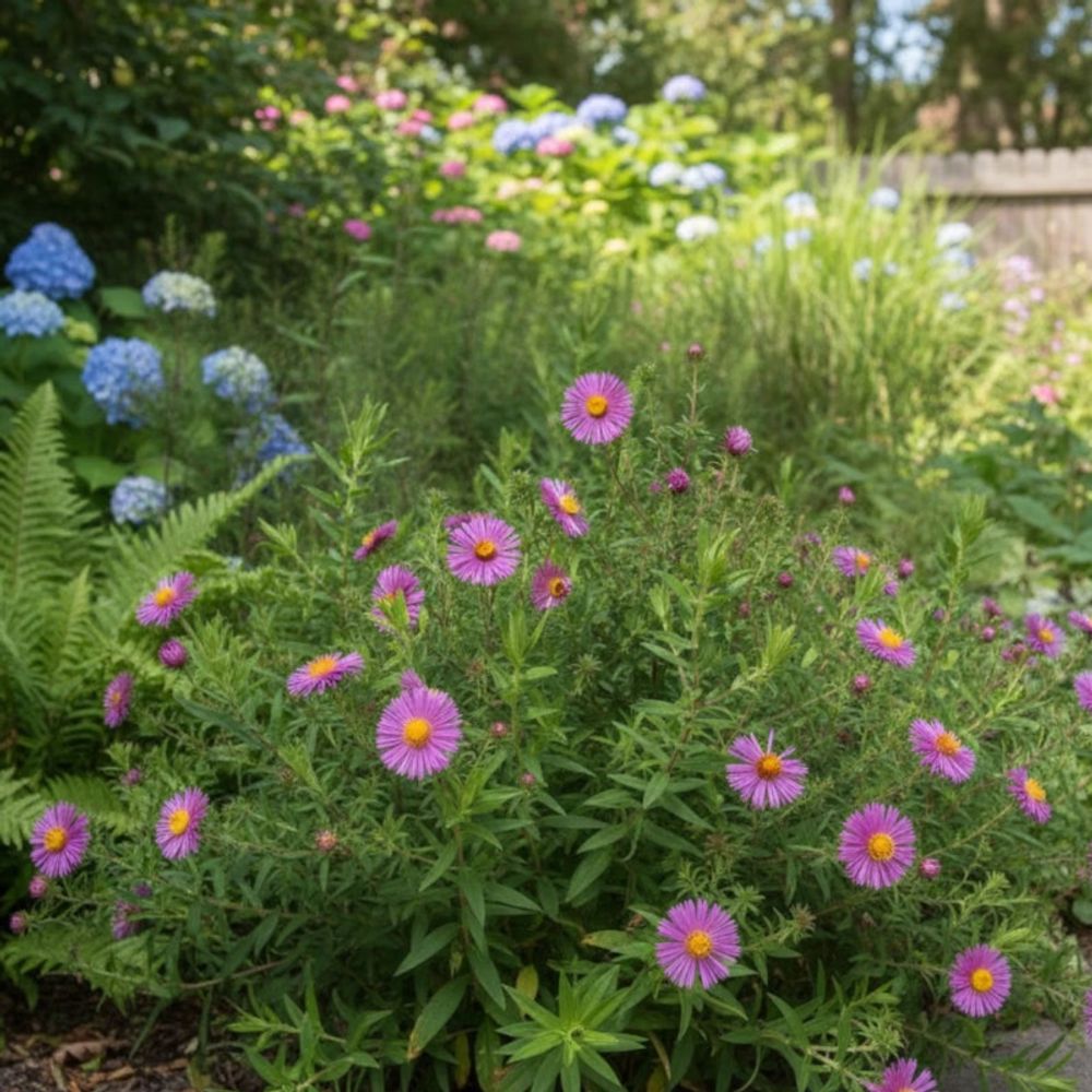 Aster grand d'automne andenken an paul gerber lot de 5 godets