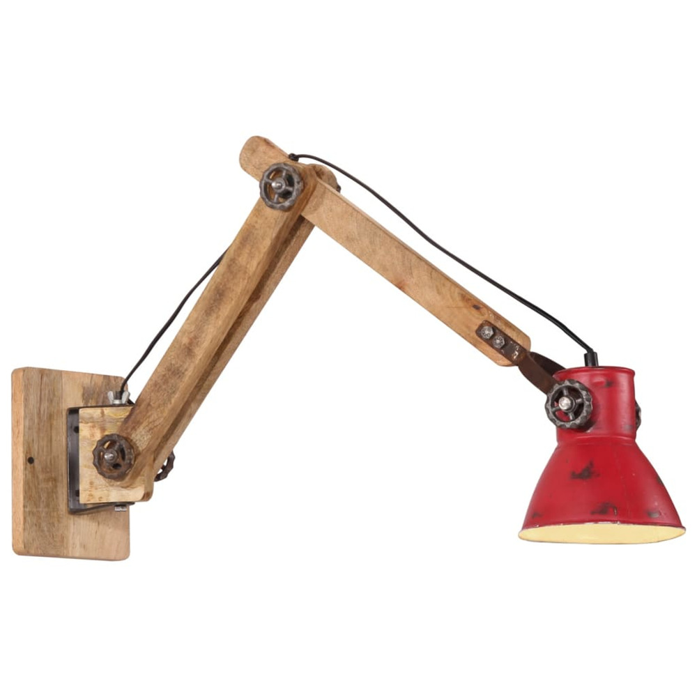 Lampe murale 25 w rouge délavé 96x15x20 cm e27