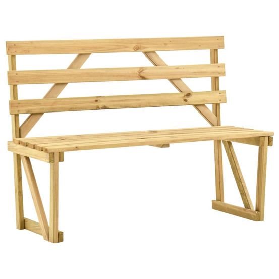 Banc de jardin 120 cm bois de pin imprégné