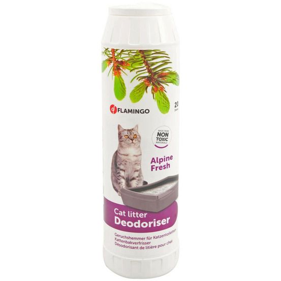 Désodorisant pour litière fraîcheur alpine 750 g